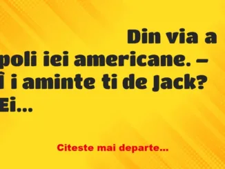 Banc: Din viața poliției americane. – Îți amintești de Jack? Ei bine, a fost…