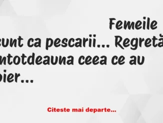 Banc: – Astă vară, văd pe unul cu loz în plic, povestea un pescar, bag mâna…