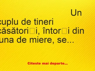 Banc: Bulă:– Domn doctor, au trecut două săptămâni de la nuntă și eu tot nu…