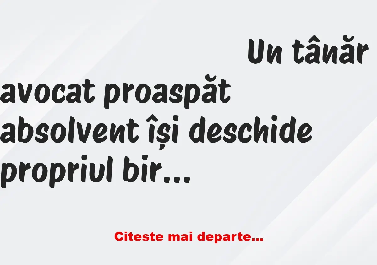 Banc: – În curând soțul tău o să moară, are și o amantă tânără, îmi pare… Banc: – În curând soțul tău o să moară, are și o amantă tânără, îmi pare…