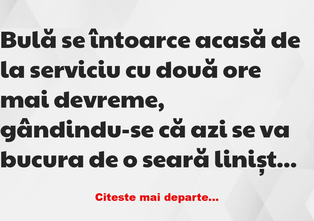 Banc: Bubulino, o singură întrebare am – Banc: Bubulino, o singură întrebare am –
