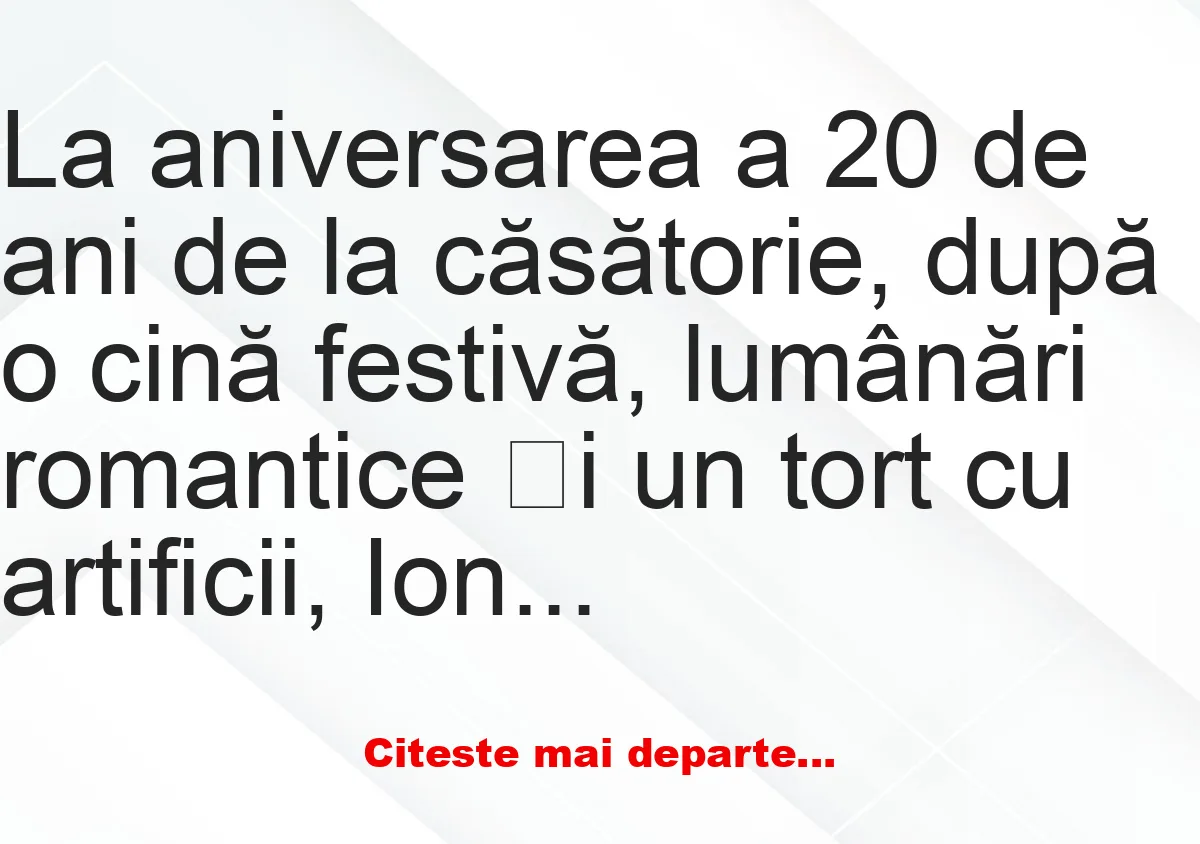 Banc: Mai ții minte acum 20 de ani, când ne-a prins taică-tu în mașină? -… Banc: Mai ții minte acum 20 de ani, când ne-a prins taică-tu în mașină? -…