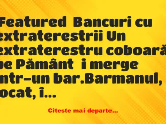 Banc: Câteva bancuri cu extratereștrii