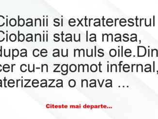 Banc: Ciobanii si extraterestrul