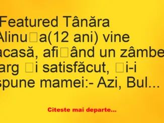 Banc: Ce i-a arătat Bulișor lu’ Alinuța