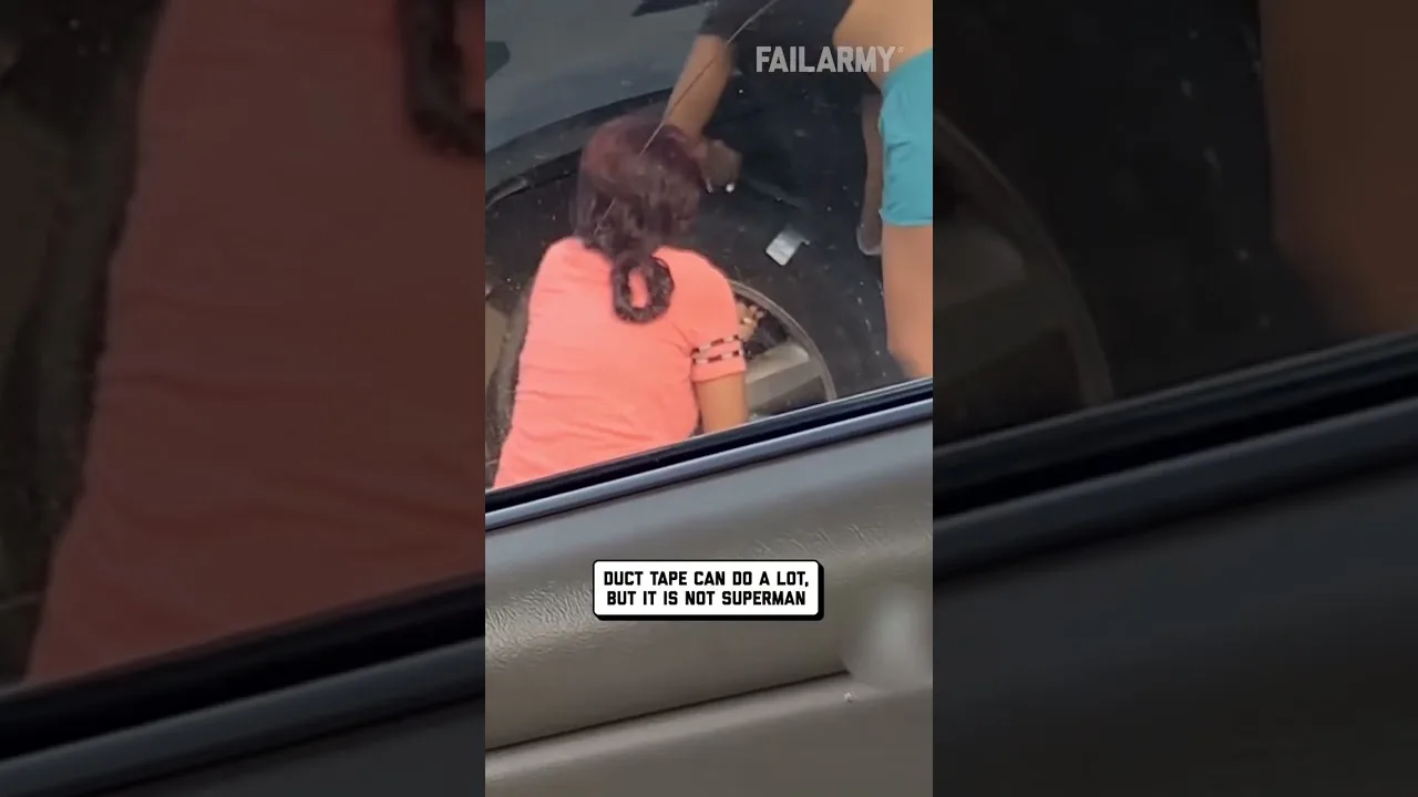 Cea mai proasta reparatie a anvelopelor - video