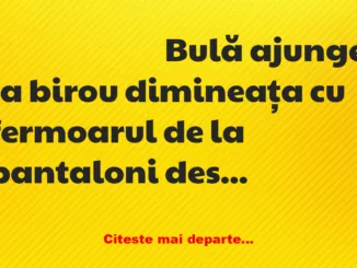Banc: – Când ai văzut uşa de la garaj deschisă mi-ai văzut şi Jaguarul?
