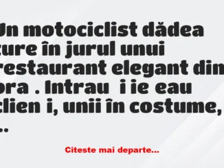 Banc: Cine are motocicleta ca a mea? –