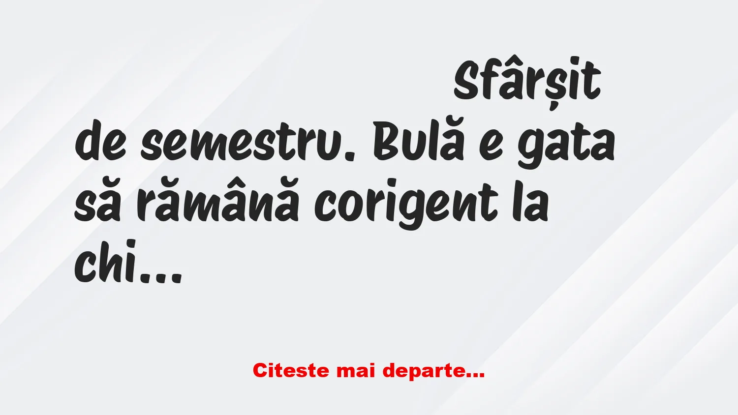 Banc: – Te trec dacă îmi răspunzi la o întrebare simplă Banc: – Te trec dacă îmi răspunzi la o întrebare simplă