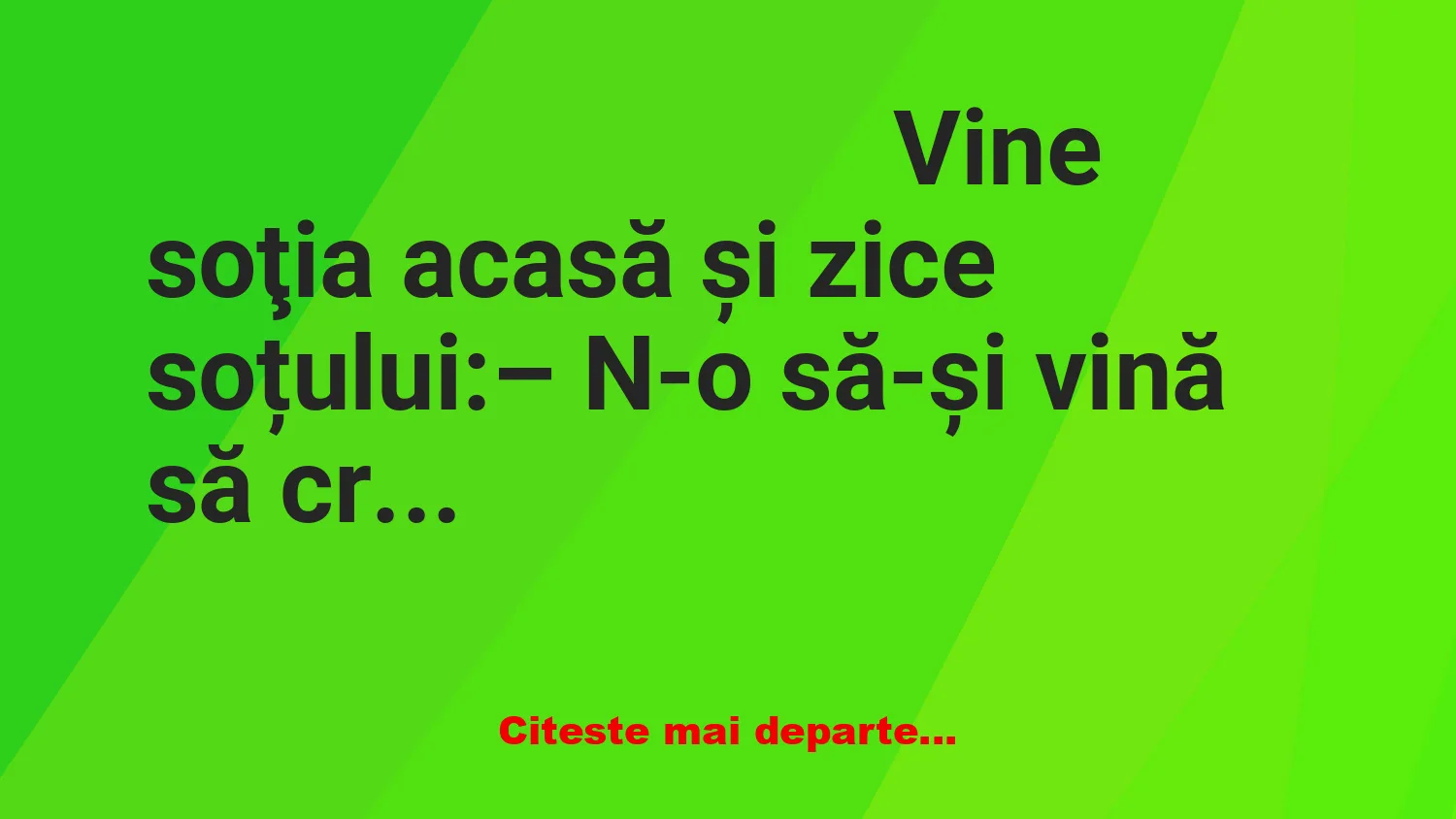 Banc: – Am găsit o pereche de pantofi superbi la coșul de gunoi