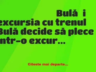 Banc: Bulă și excursia cu trenul