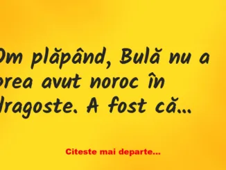 Banc: Cele 4 neveste ale lui Bulă