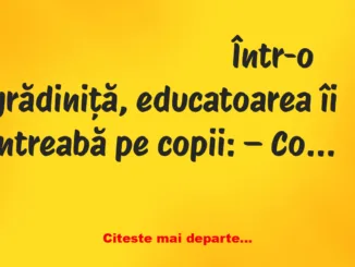 Banc: – Copii, știți de ce este important să ne spălăm pe mâini