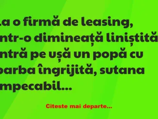 Banc: Da’ ce s-a întâmplat cu mașina? –