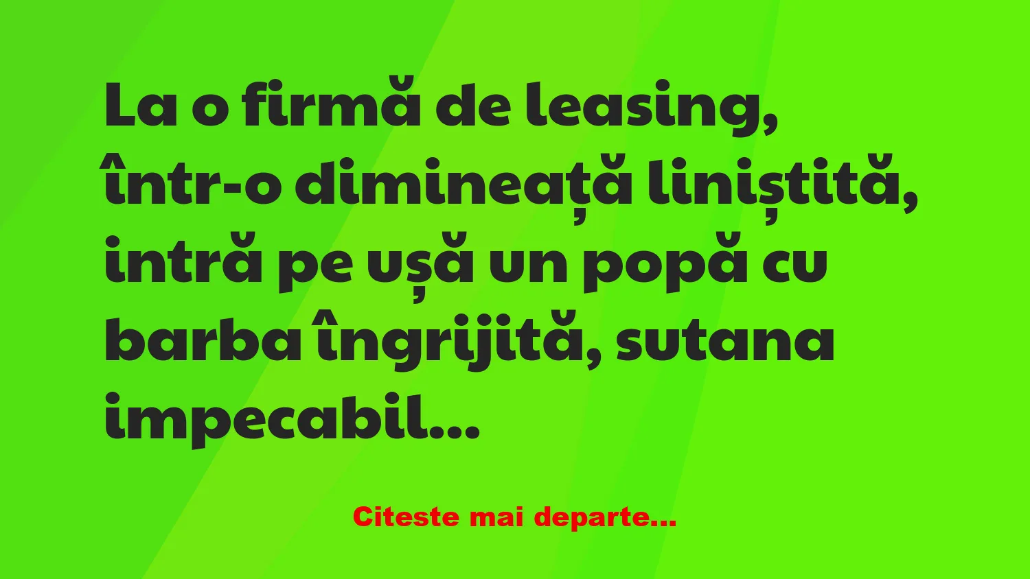 Banc: Da’ ce s-a întâmplat cu mașina? –