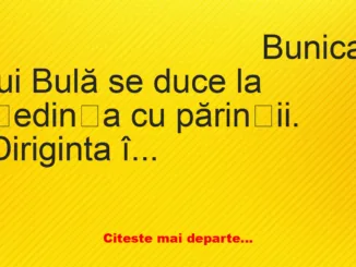 Banc: Diriginta se plânge de Bulă