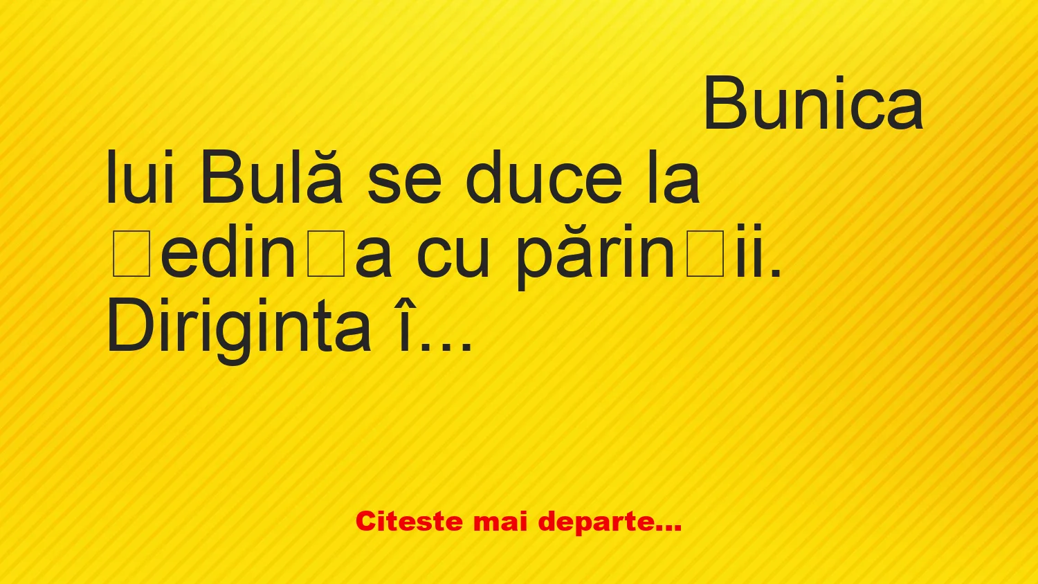 Banc: Diriginta se plânge de Bulă
