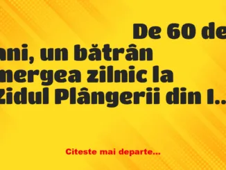 Banc: – Mă rog ca nevastă-mea să fie o femeie bună
