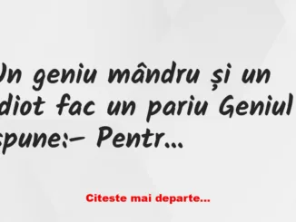 Banc: Un geniu vrea să câștige bani din pariuri