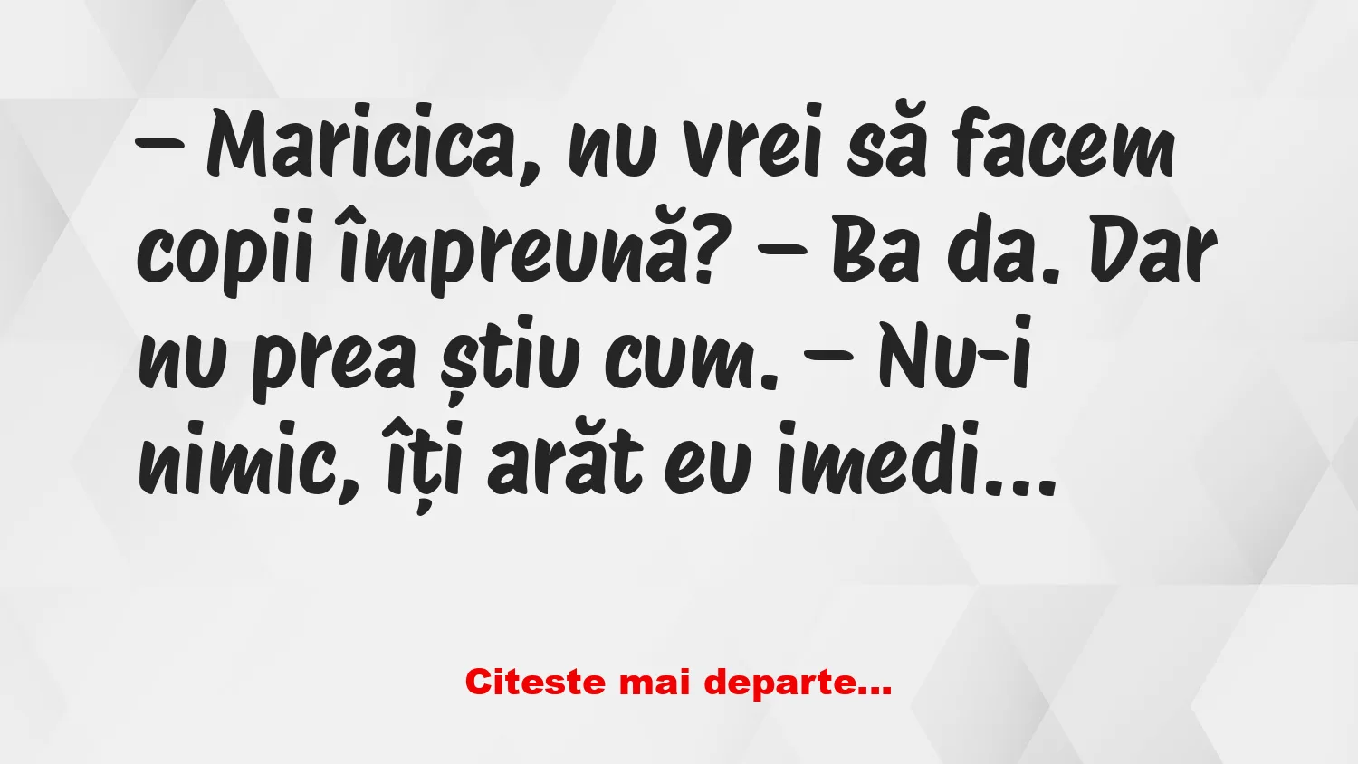 Banc: Amorul şi mămăliga