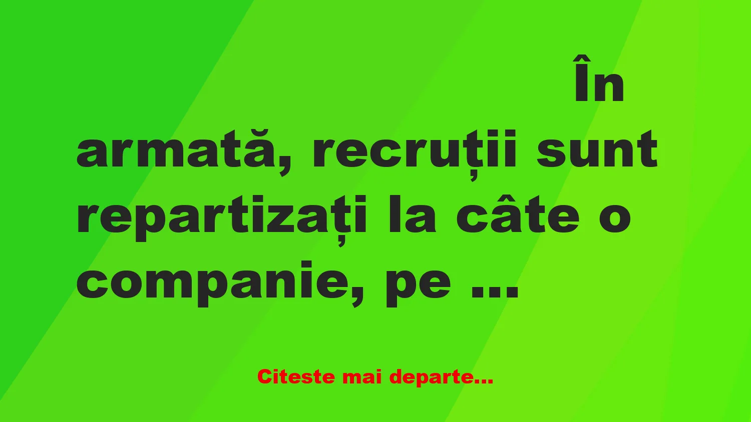 Banc: – Ce faci măi Mitică, cum te descurci?