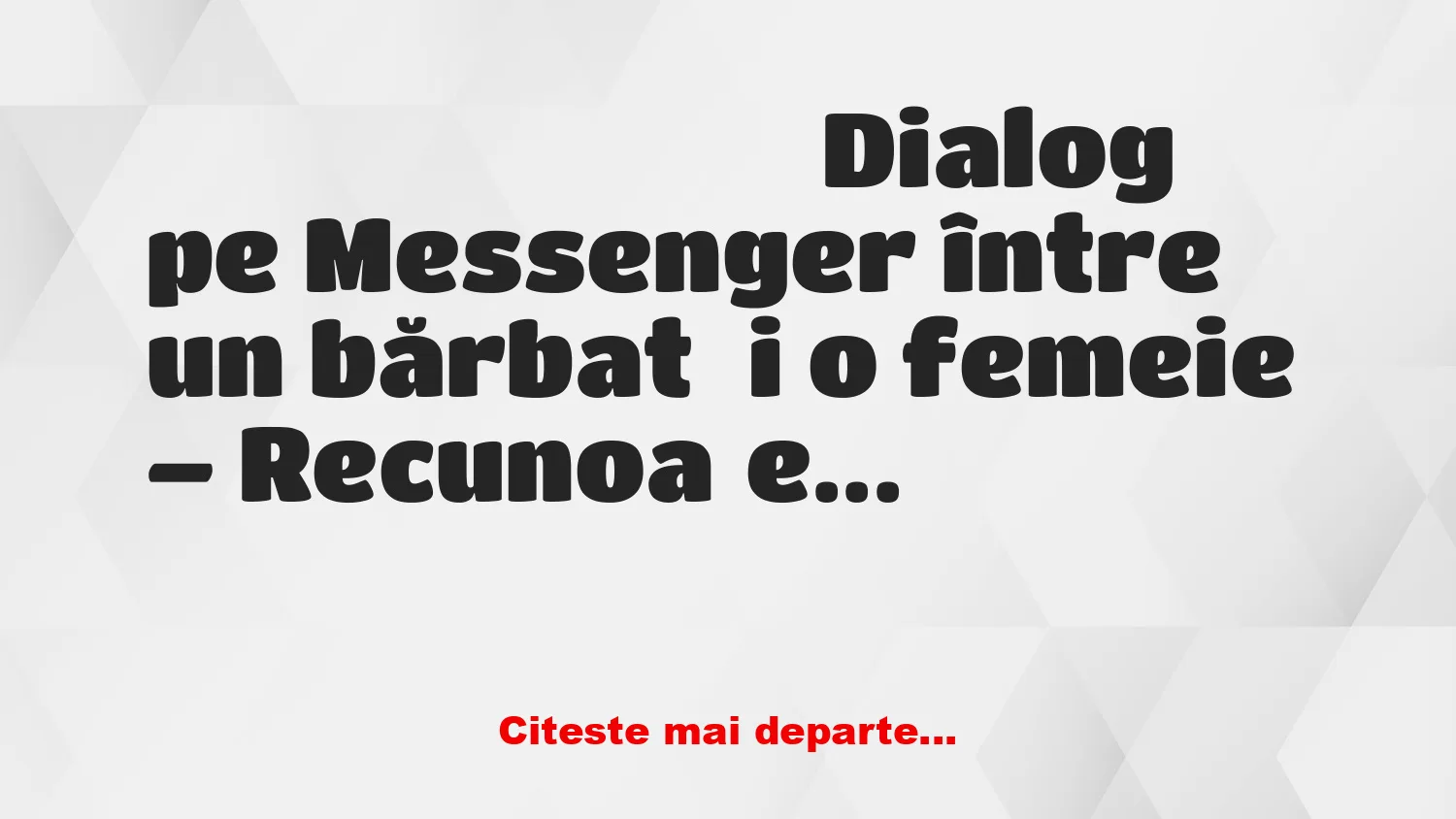 Banc: – Iubitul meu este afacerist