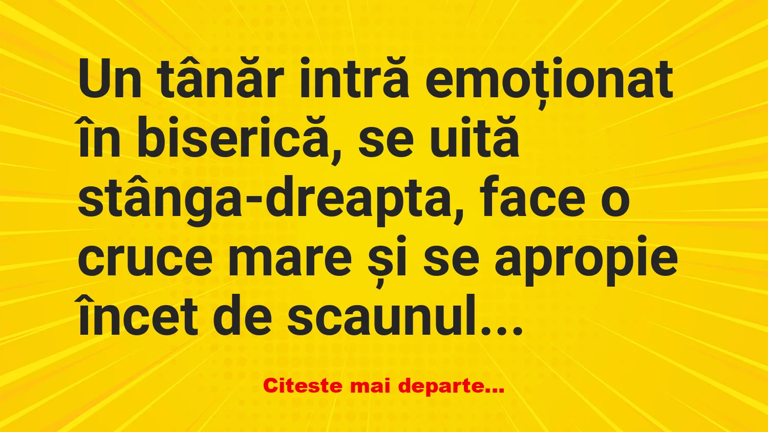 Banc: Am rămas… și am făcut amor… –