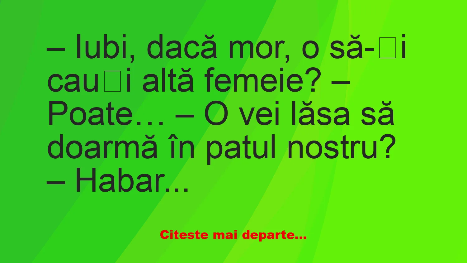 Banc: – O vei lăsa să doarmă în patul nostru?