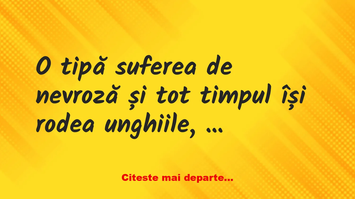 Banc: – Trebuie să te apuci de yoga