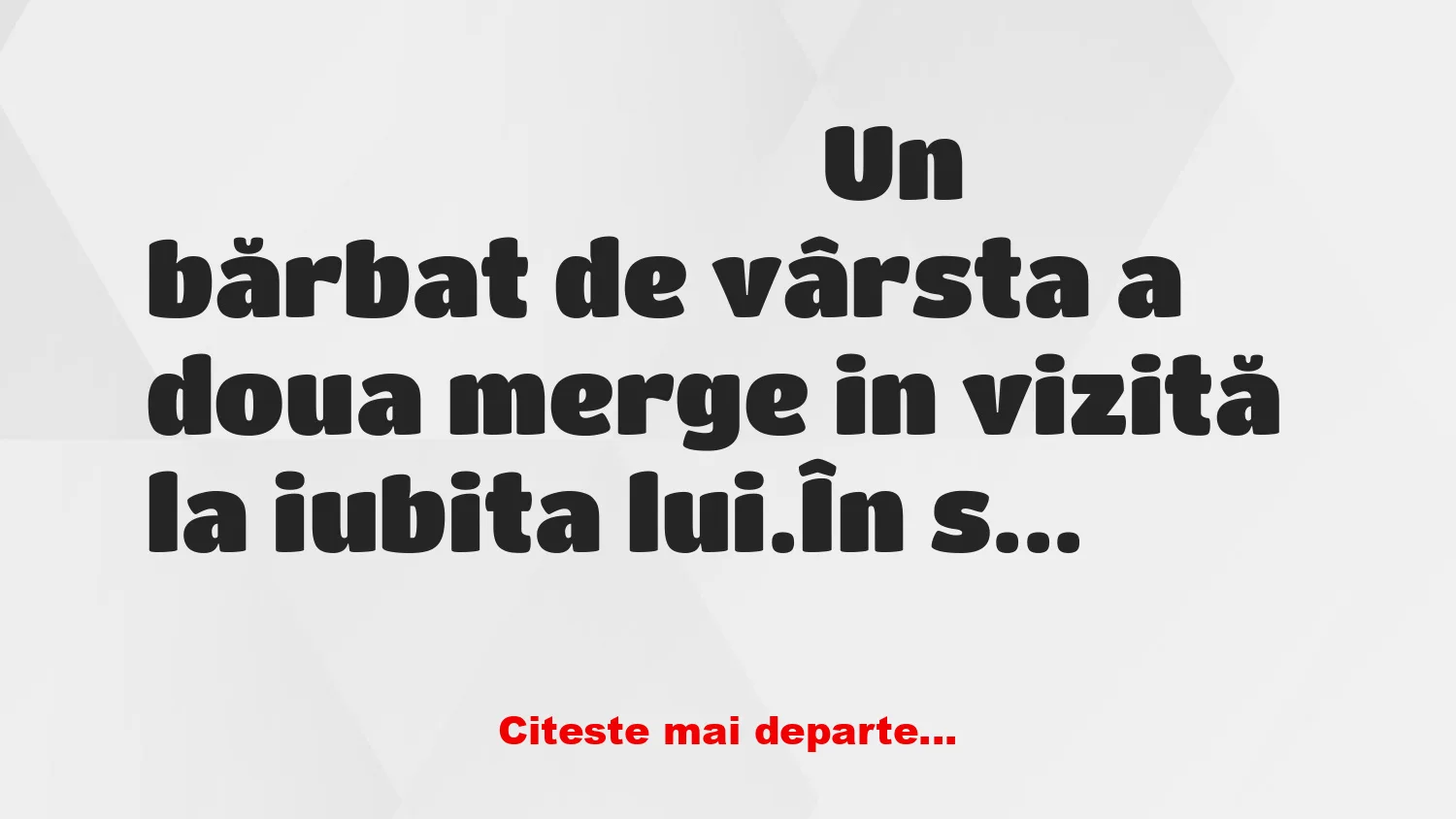 Banc: Când mergi la iubita tinerică: – Pe aripile dragostei ajung și pe lună