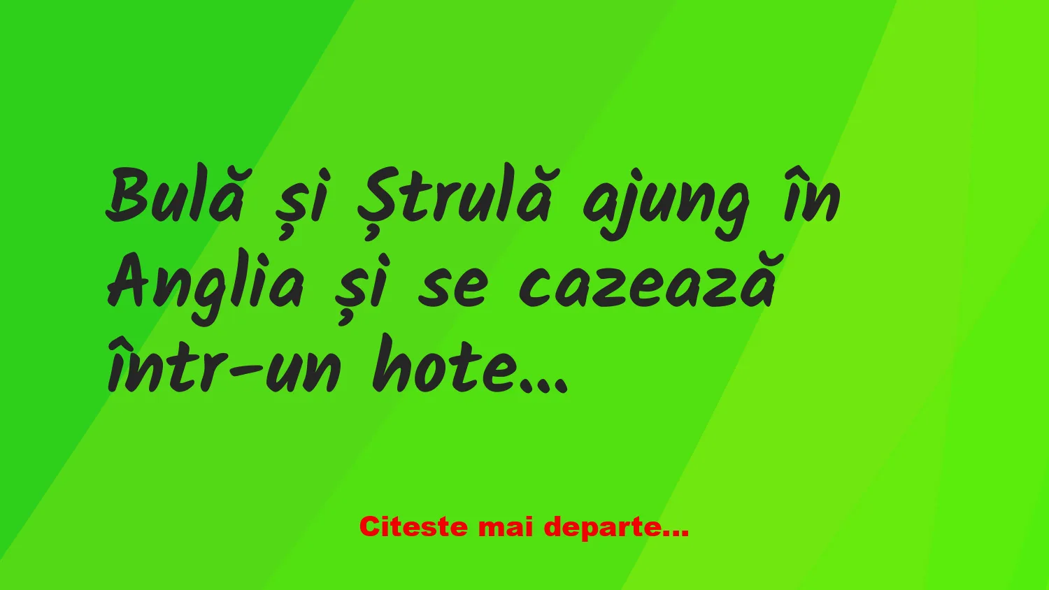 Banc: Bulă și Ștrulă găsesc un șoricel la hotel