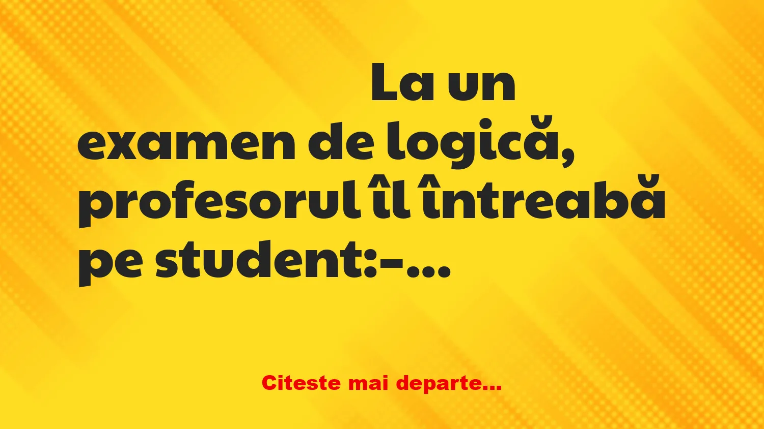 Banc: – Dacă ai avea două case și una ar lua foc