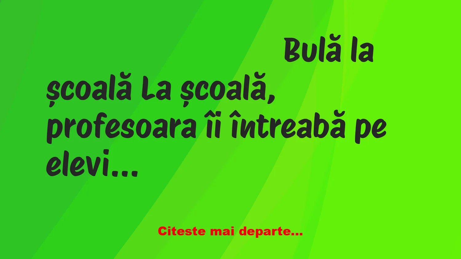 Banc: – Ionel: „Eu vreau să fiu doctor!”