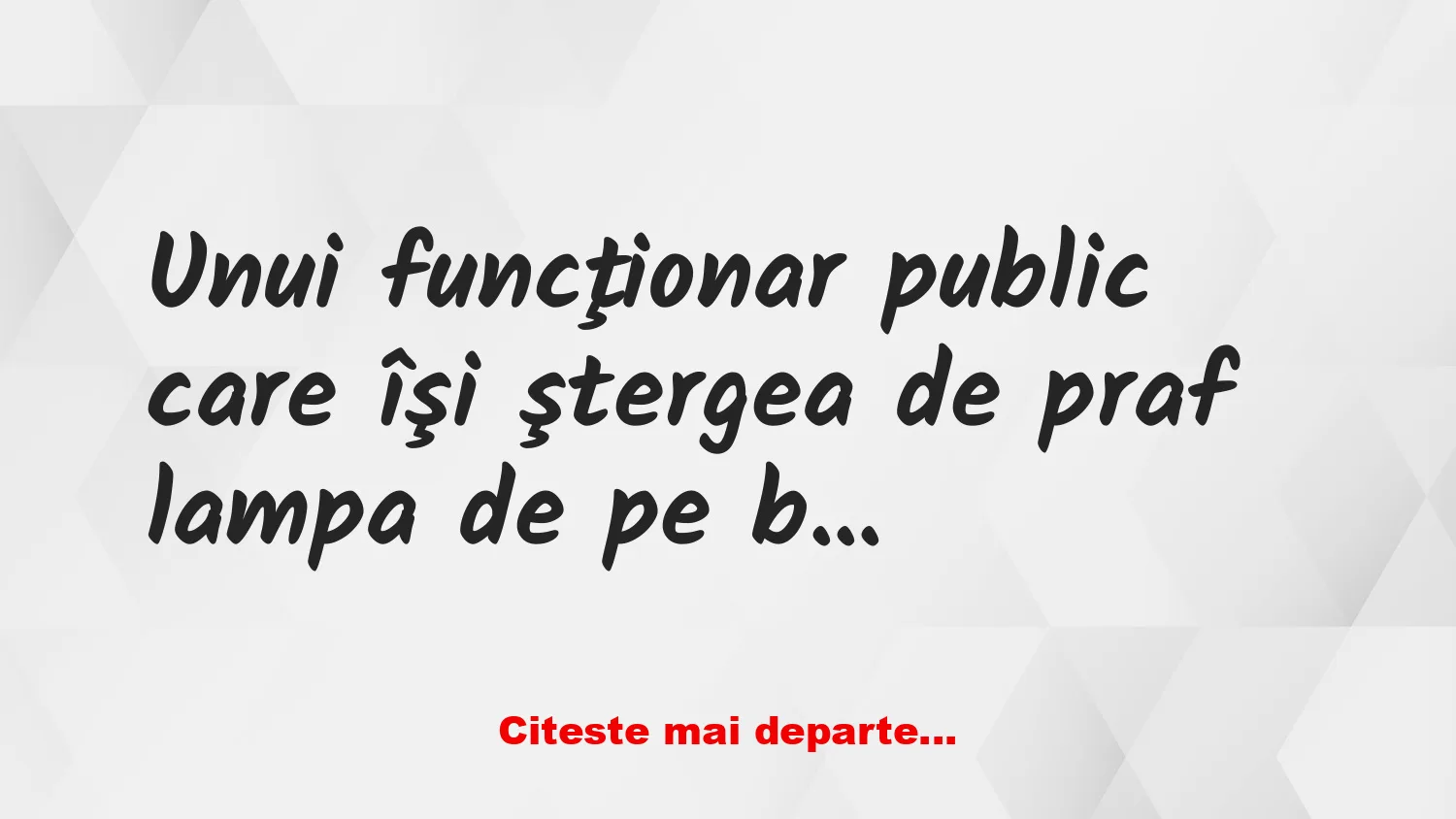 Banc: – Aş vrea să am în mână o bere rece!