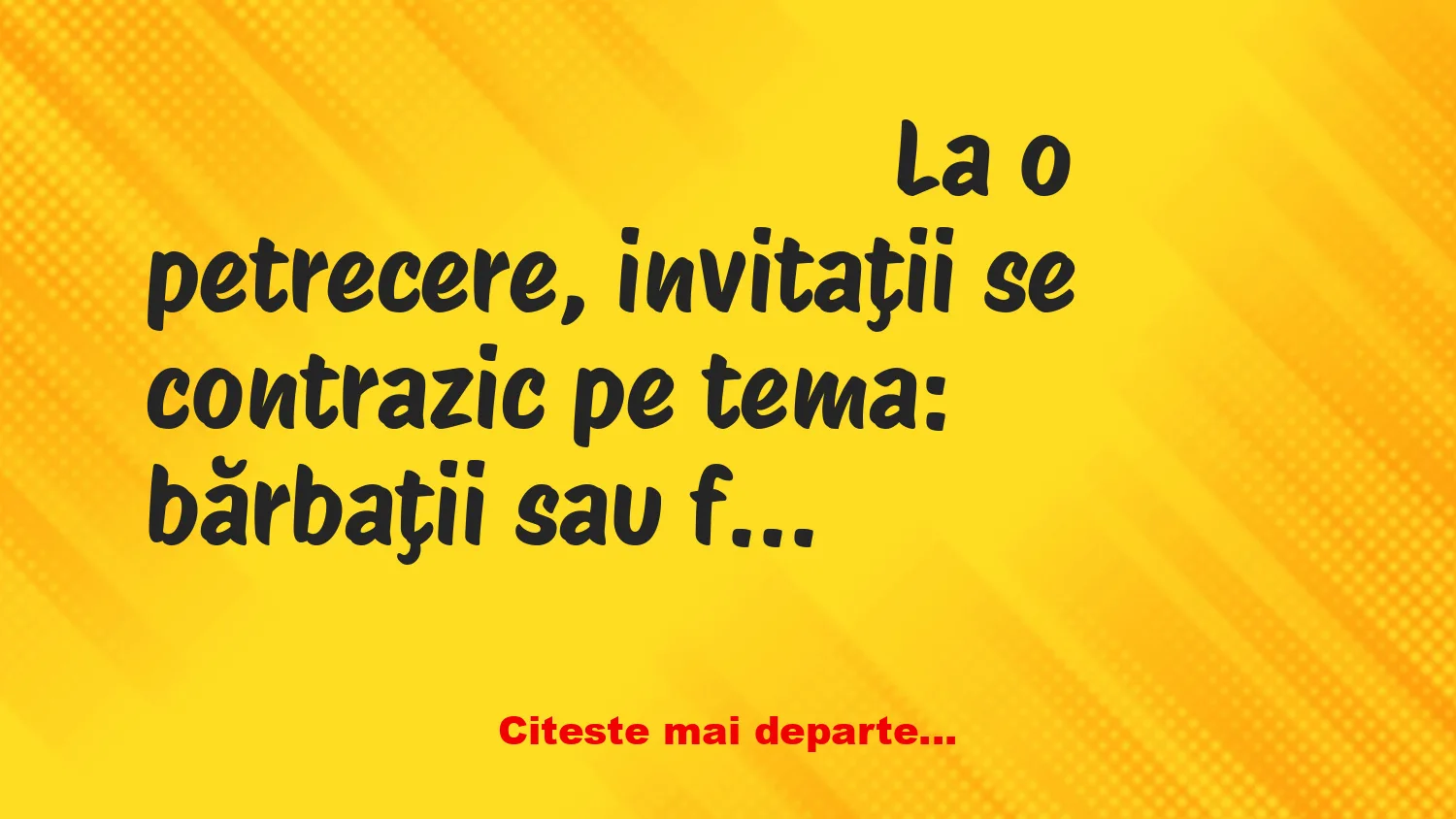 Banc: Bărbaţii sau femeile, care sunt mai de încredere?