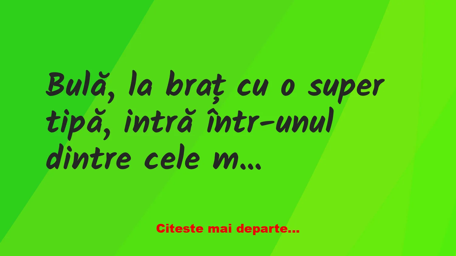 Banc: Bulă merge la braț cu o super tipă
