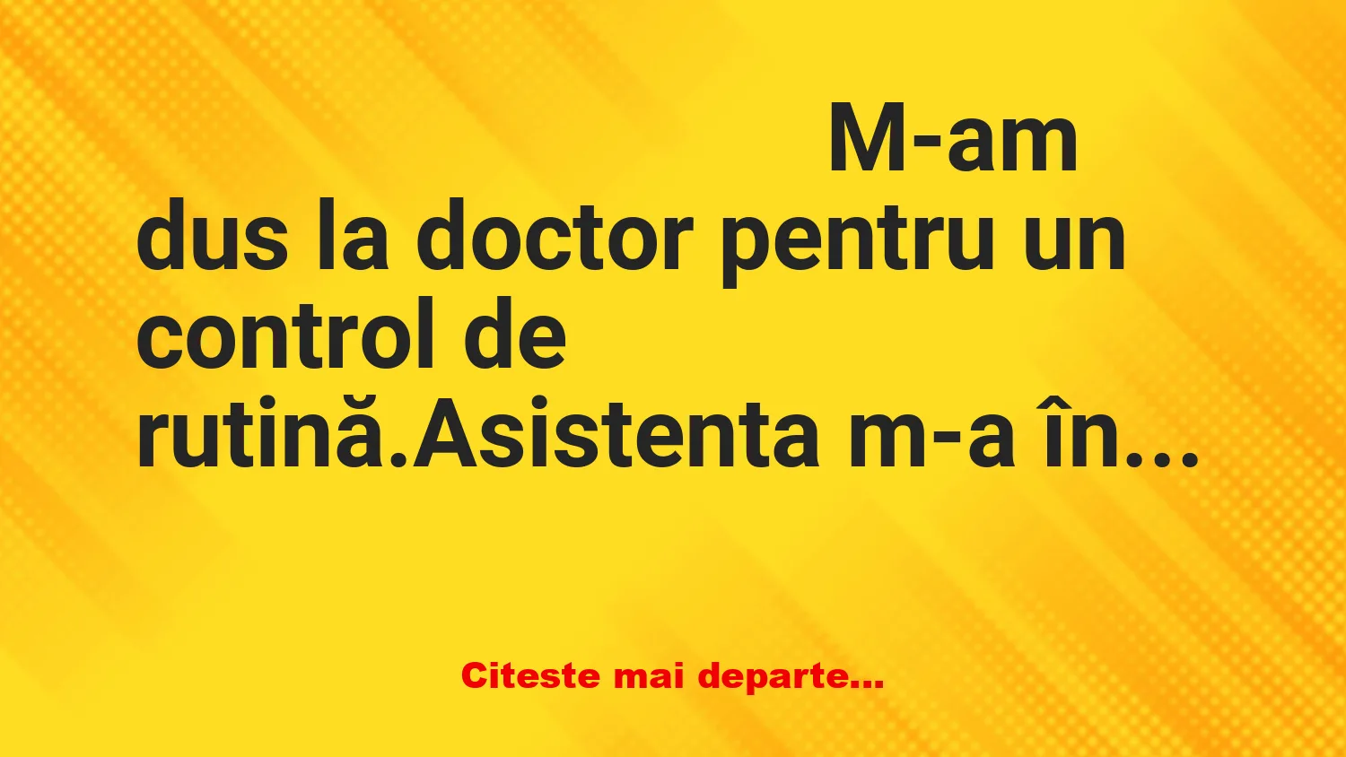 Banc: – Câte kilograme aveți?