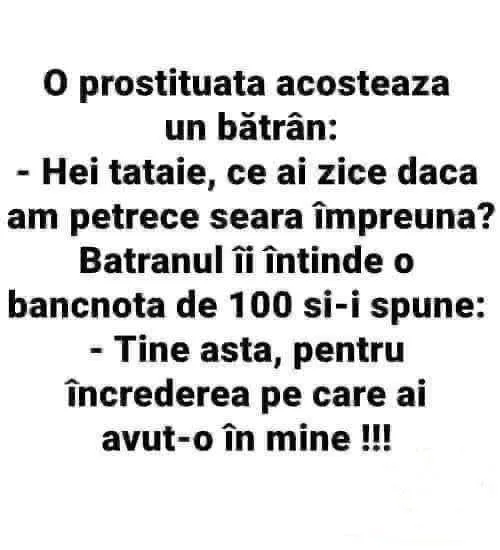 O prostituata acosteaza un bătrân: