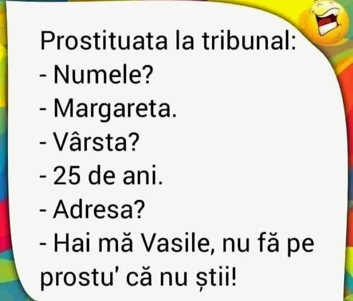 Prostituata la tribunal...
