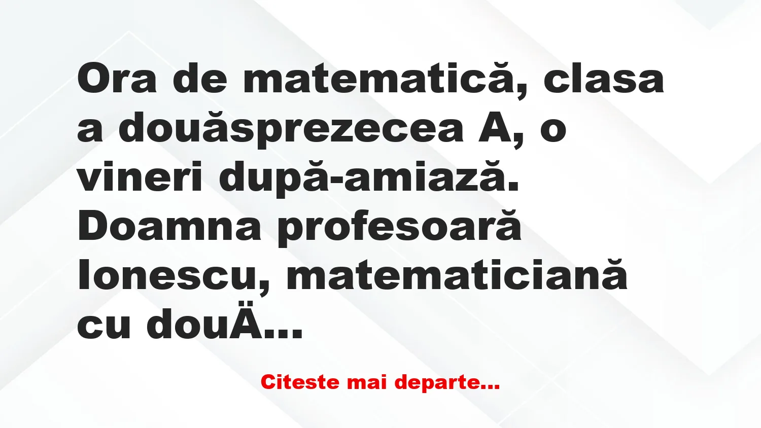 Banc: Ce urmează după 69?  –