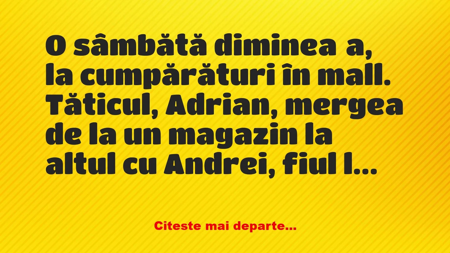 Banc: Cumpără-mi și mie o toba –