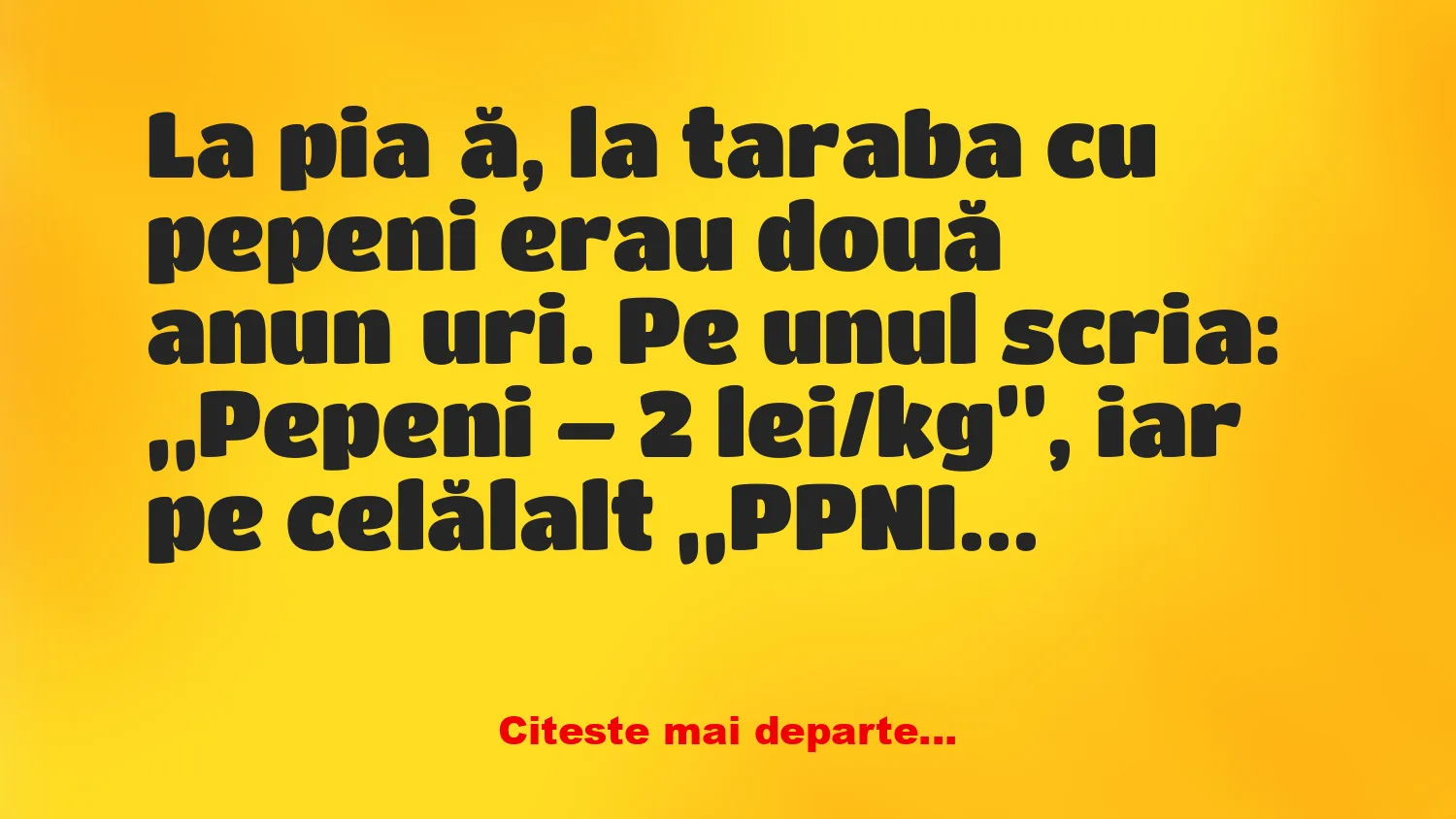 Banc: „PPNI – 3 lei”