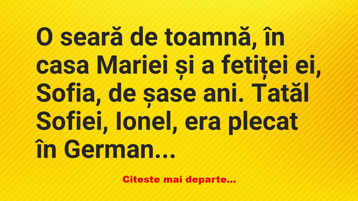 Banc: Vreau o surioară!  –