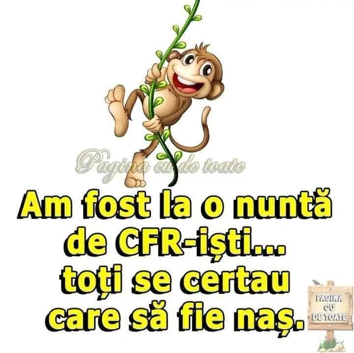Am fost la o nuntă de CFR-iști...
