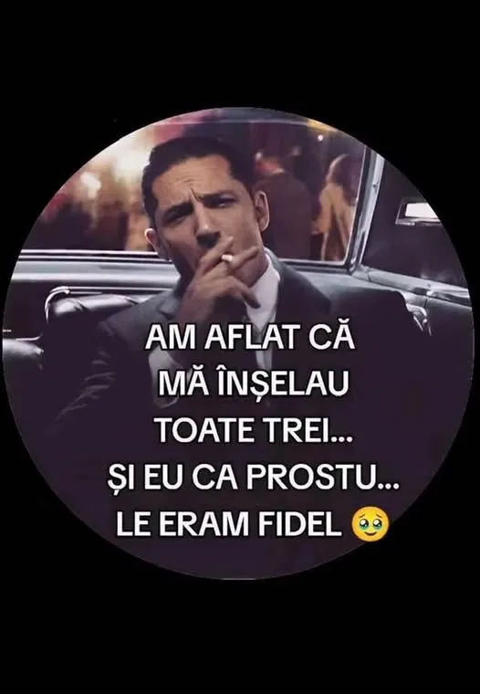 Am aflat că mă înșelau toate trei...