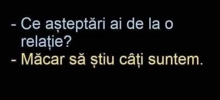 Ce așteptări ai de la o relație?