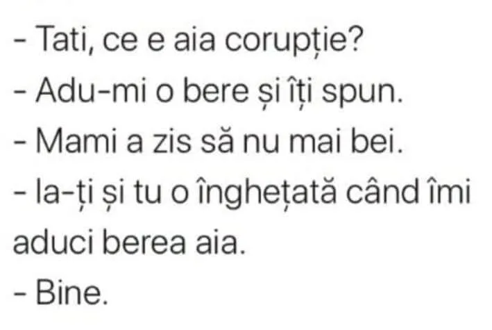 Tati, ce e aia corupție?