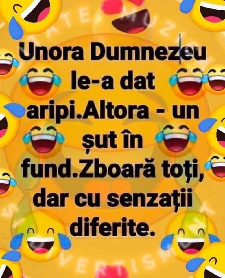 Unora Dumnezeu le-a dat aripi...