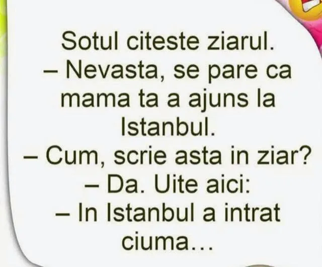 Sotul citeste ziarul...
