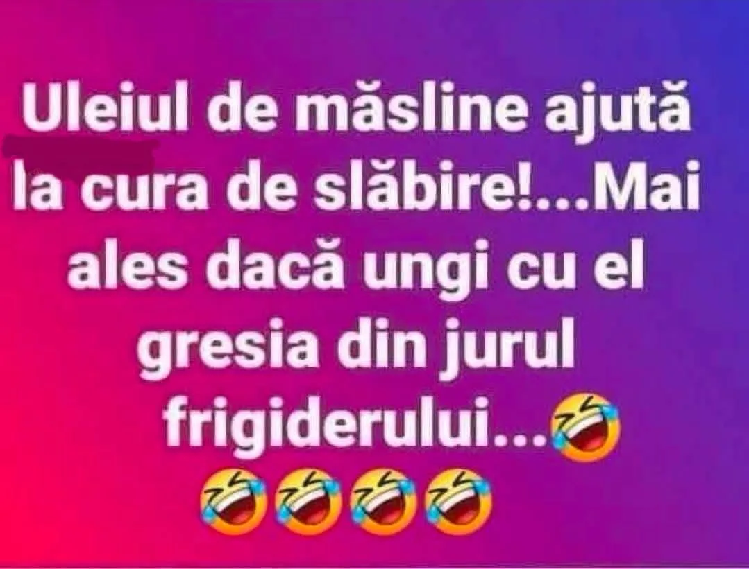 Uleiul de măsline ajută la cura de slăbire...